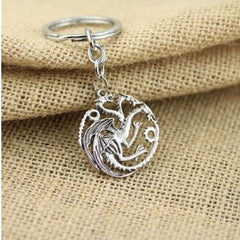 Targaryen Dragon Pendant Keychain