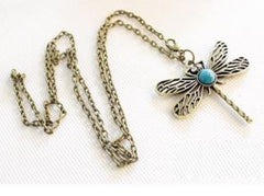 Dragonfly Pendant Necklace for Women