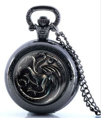 Retro Game of Thrones Dragon Pocketwatch