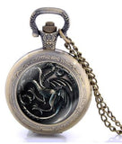 Retro Game of Thrones Dragon Pocketwatch