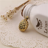 Retro Gold Dragon Egg Pendant