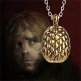 Retro Gold Dragon Egg Pendant